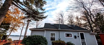 Family and Dog Friendly Lakefront Cabin in Maine near Tidal Falls and Kisma Preserve