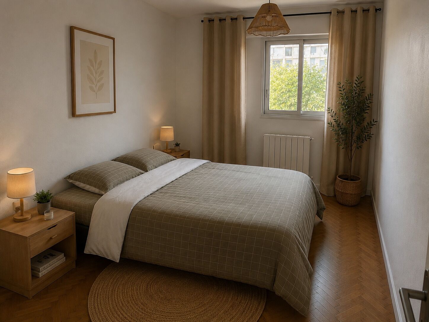 1 chambre, Wi-Fi, draps fournis