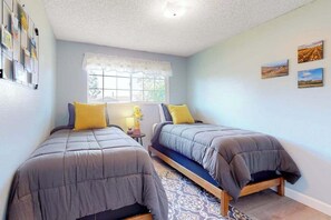 3 bedrooms, iron/ironing board, travel crib, WiFi