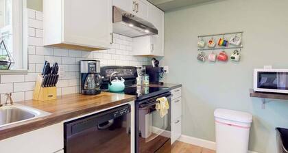 3BR home with enclosed yard, grill, W&D, fast WiFi