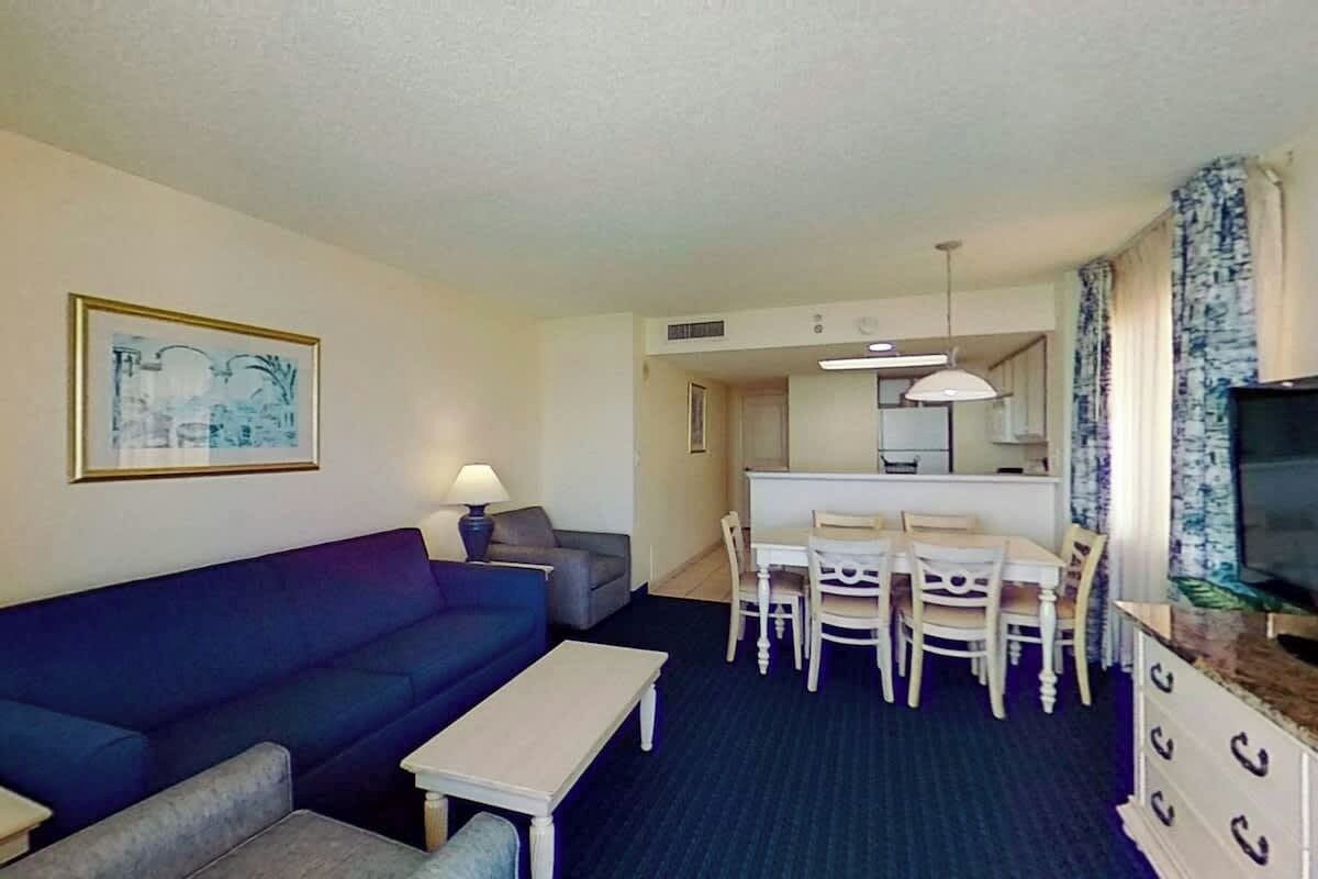 TV, DVD player, offices