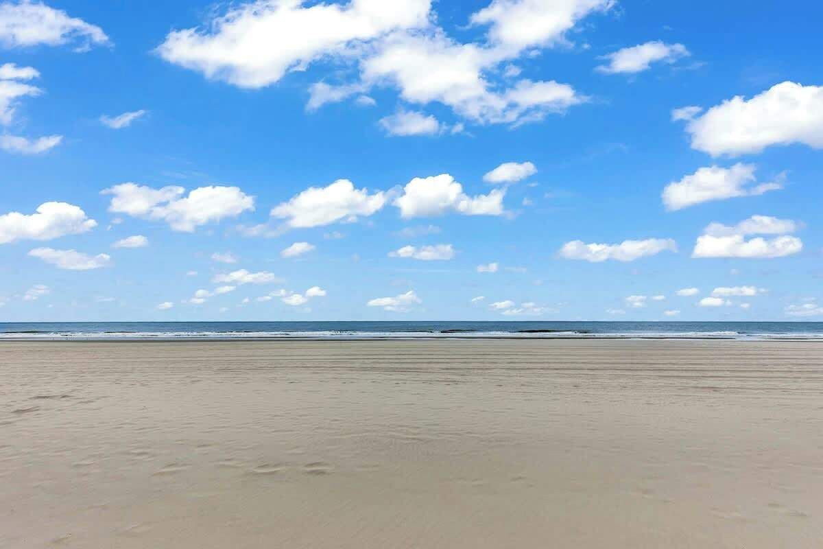 On the beach