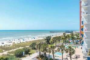 A resort with a pool, beach, and ocean view. - Atlantica Resort PH51 (Myrtle Beach)