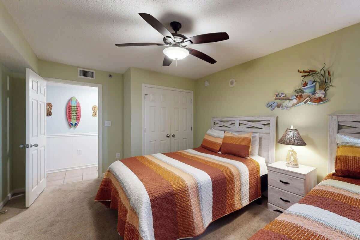 4 bedrooms, iron/ironing board, travel crib, WiFi