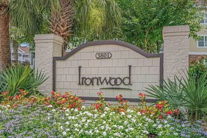 A sign with the number 5801 and the word 'Ironwood' indicating a property or location. - Ironwood - Turtle Beach (North Myrtle Beach)
