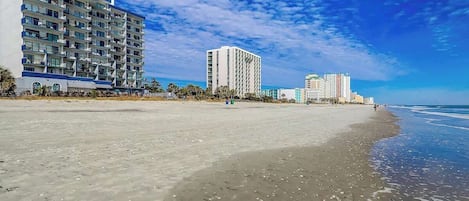 On the beach