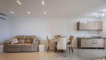 Basic Apartment | Living area | 40-inch Smart TV with digital channels