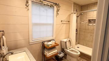 Serviettes fournies, savon, papier toilette