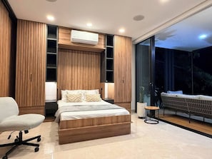 2 chambres, bureau, fer et planche à repasser, accès au Wi-Fi (inclus)