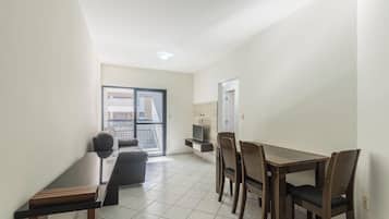Basic Apartment | Living area | 40-inch TV with digital channels