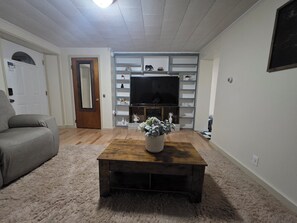 TV connectée, cheminée