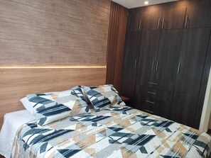 Iron/ironing board, WiFi, bed sheets - Casa Bella Suites Ibarra: Modern apartment in La Victoria, near the universities (Ibarra)