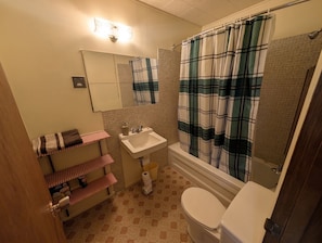Towels, soap, toilet paper