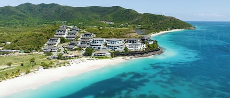 Escape to an iconic beachfront panorama with endless blue horizons.