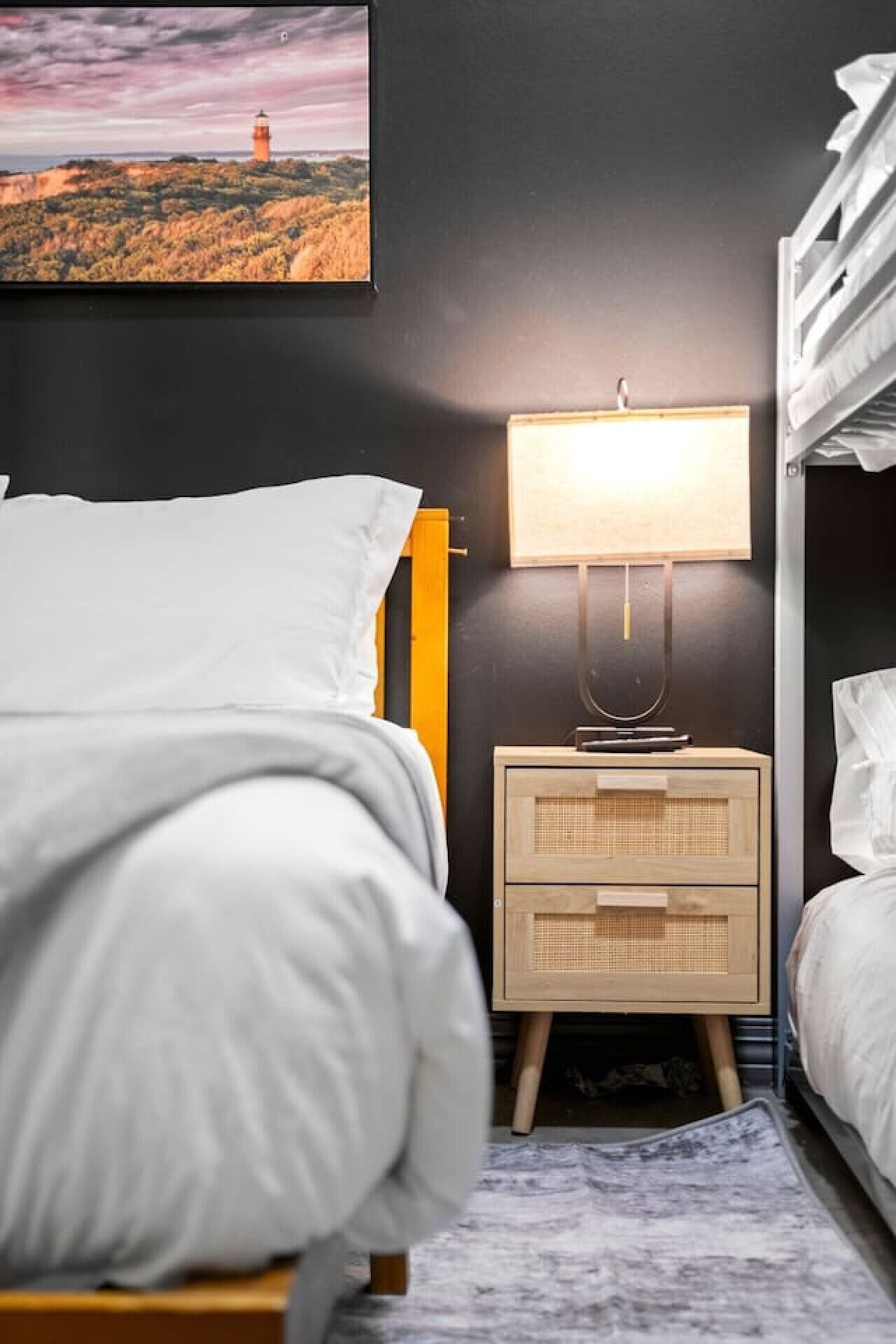 Iron/ironing board, travel crib, WiFi, bed sheets