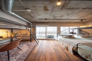 WiFi, bed sheets - Designer studio accommodate 4 people 5th floor / 10 min from Shinjuku and Tokyo (Shinjuku City)