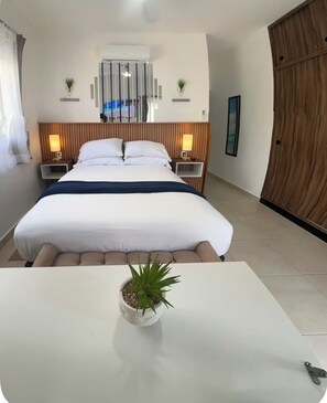 Iron/ironing board, WiFi - Cozy 2-bedroom condo with AC in quaint Puerto Morelos, Private Gated Community. (Puerto Morelos)