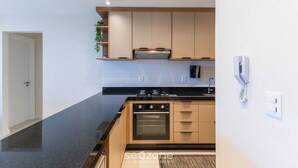 Basic Apartment | Private kitchen - Ap in Cond w/ Pool Just Steps From the sea Pet0011 (Ilhéus)