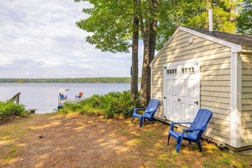 Private Waterfront Tiny Home with Beach, Kayaks, & Swim Raft - Damariscotta, ME