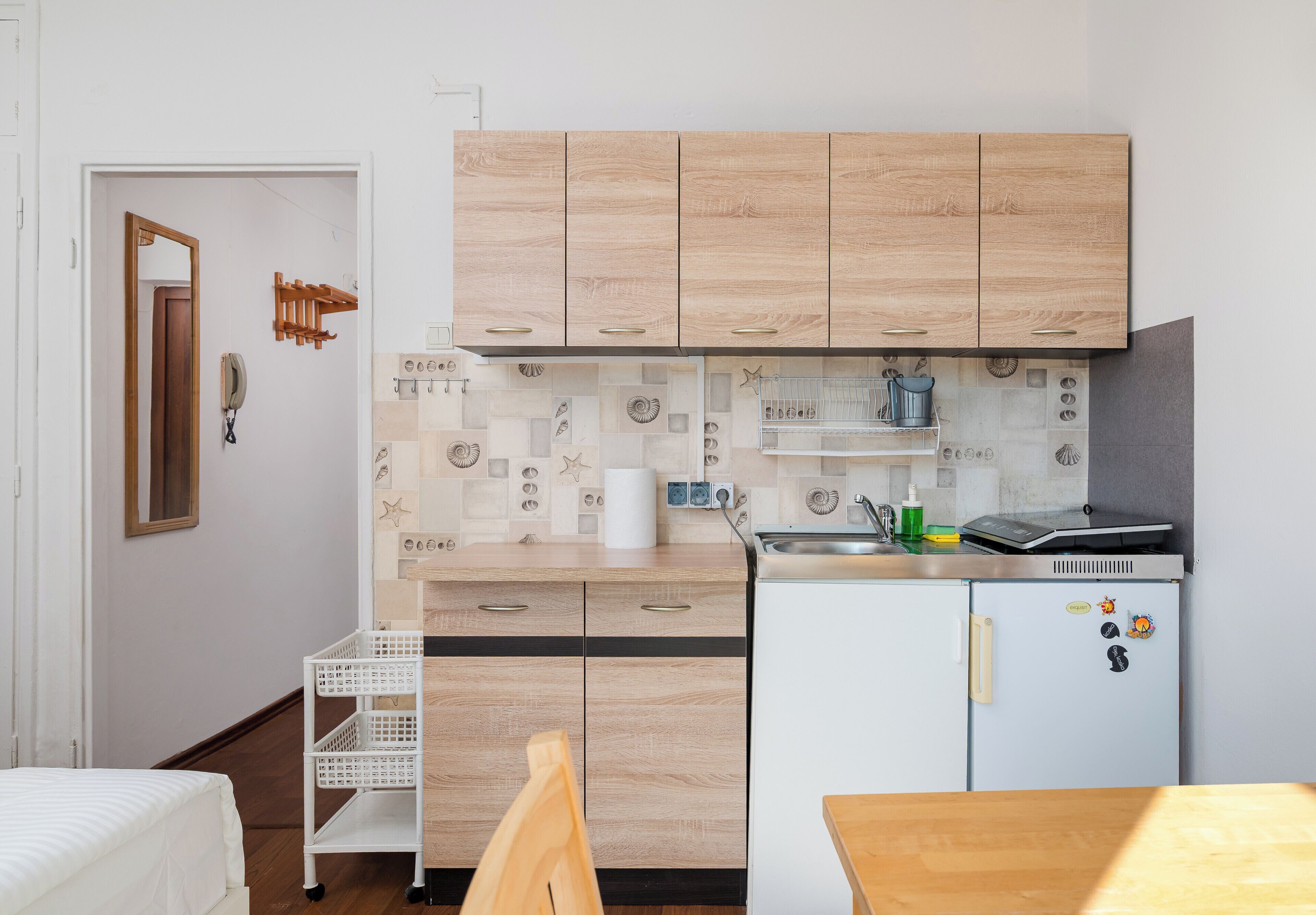 Kühlschrank, Herdplatte