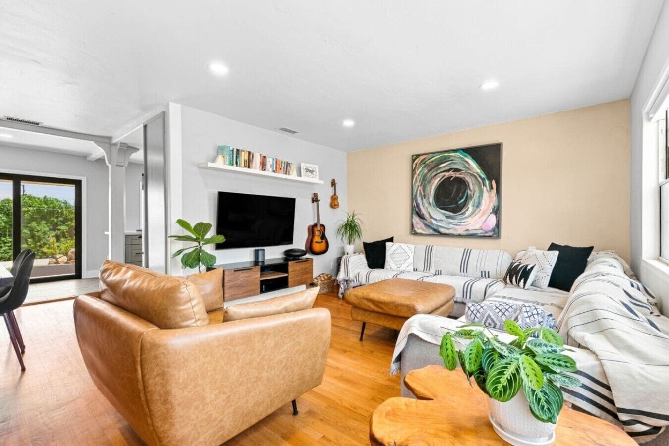 TV, books, offices