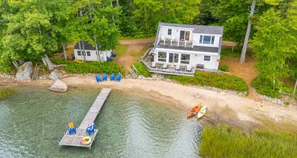 Rare 4-bed, 3-full bath Cottage & Tiny Home w/ Private Beach & Dock