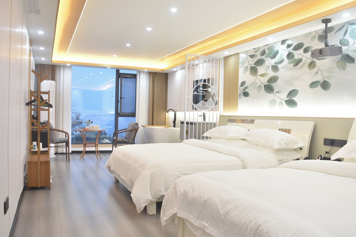 ห้องซูพีเรียทวิน | ผ้านวมขนเป็ด, Wi-Fi ฟรี, ผ้าปูที่นอน
