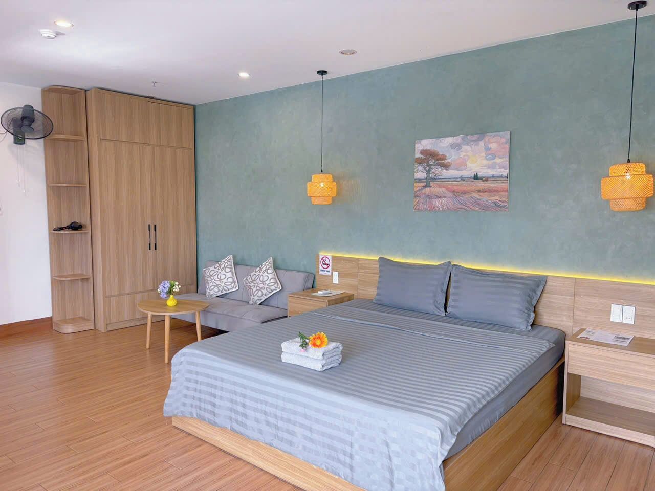 Double Room, City View | Desk, laptop workspace, blackout curtains, free WiFi