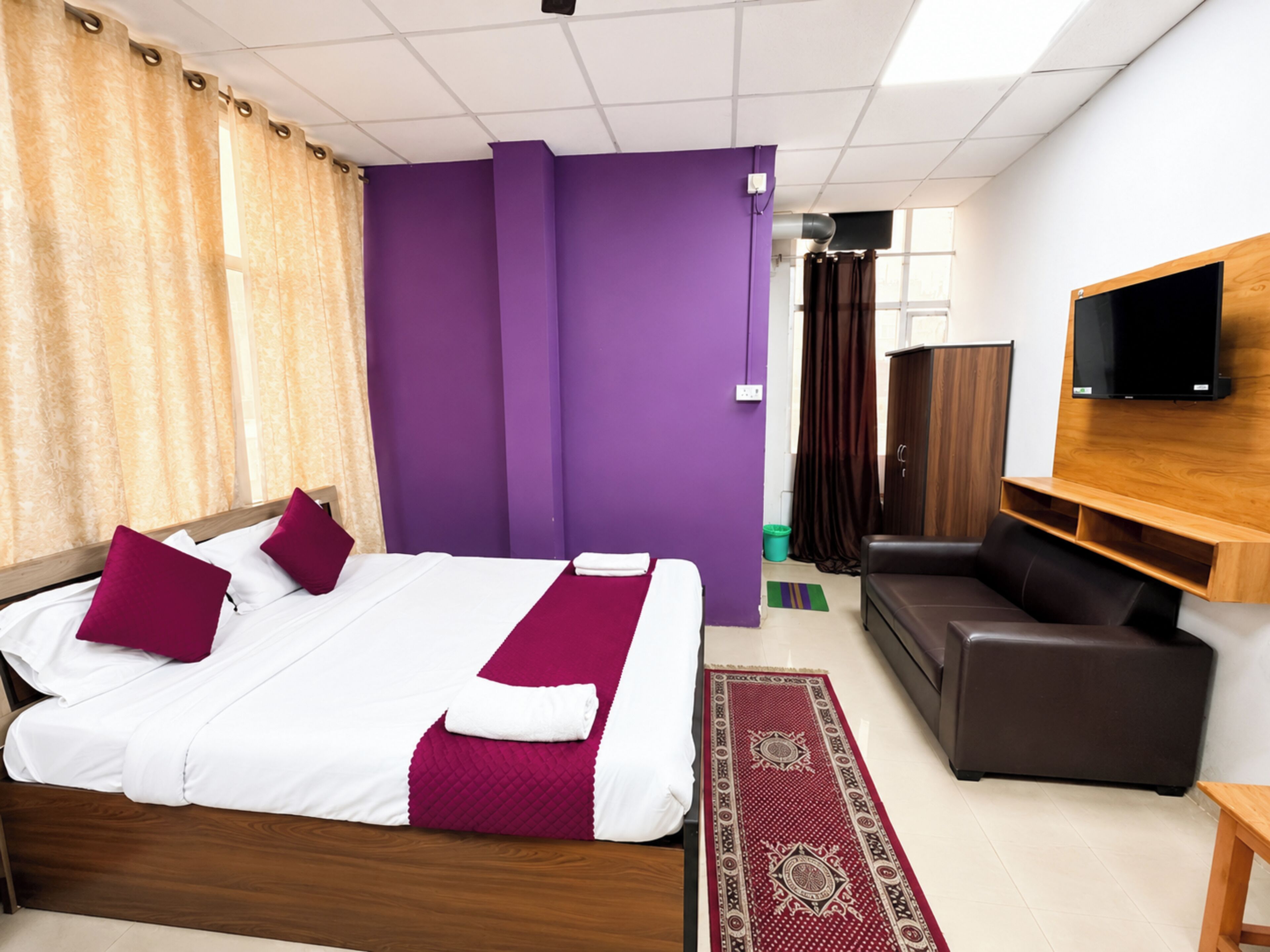 Quarto casal | Quartos à prova de som, Wi-Fi de cortesia