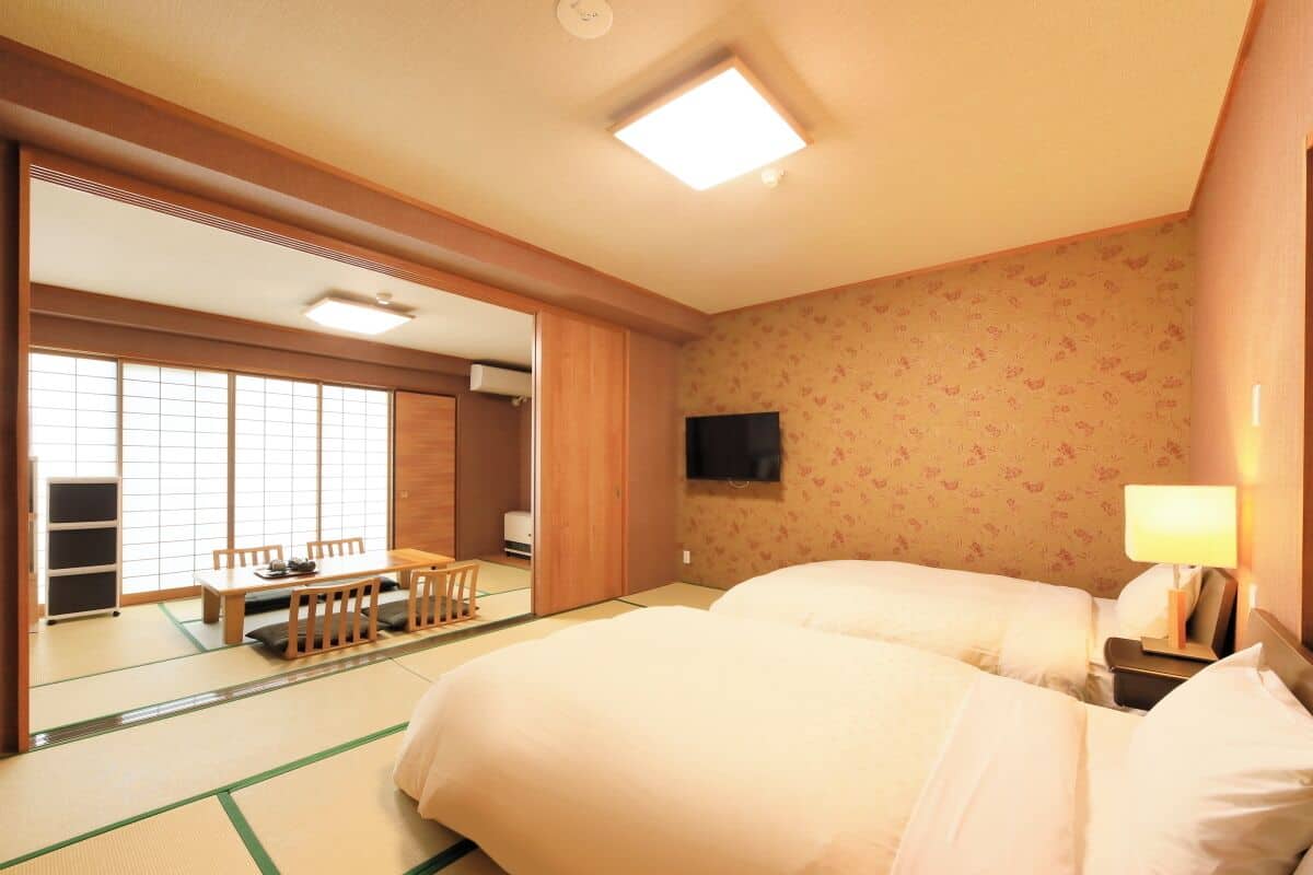 Habitación, para no fumadores (Japanese-Western Style) | Caja de seguridad en la habitación y wifi gratis 