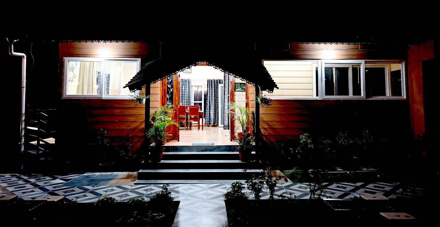 Front of property – evening/night