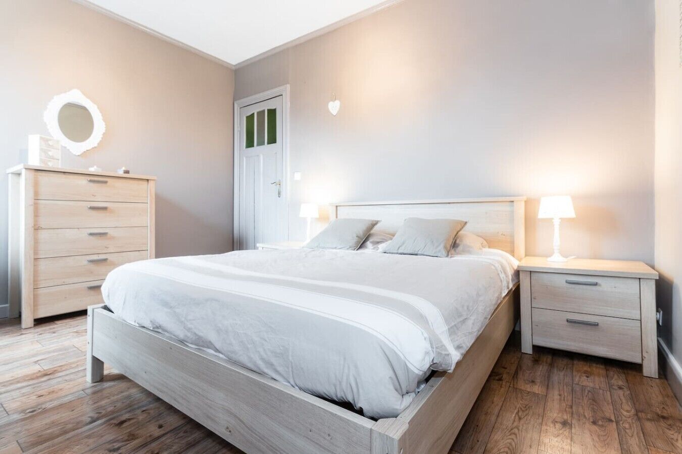 Desk, iron/ironing board, travel crib, WiFi