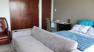1 bedroom, iron/ironing board, Internet, bed sheets