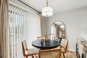 Dining - Upscale 2BR/2BA Near Notre Dame | Private Balcony | Walk to Campus (South Bend)