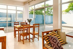 Dining - Private Beachfront Apartment with Ocean Views in Zanzibar (Zanzibar, Uroa)