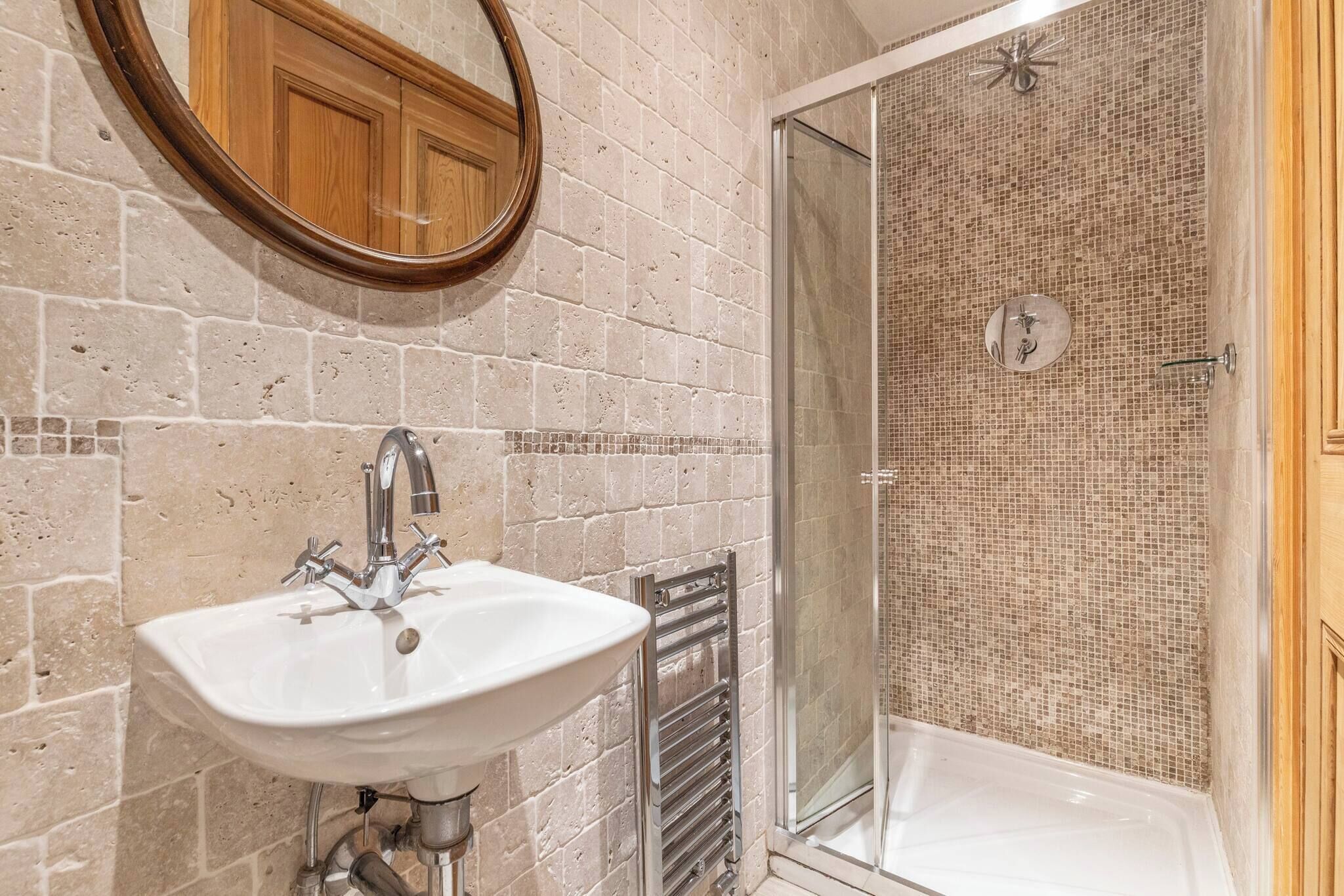 Shower, hair dryer