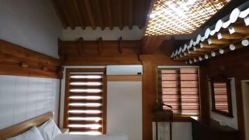 Deluxe Double Room, Balcony, Garden View | Desk, laptop workspace, blackout curtains, free WiFi