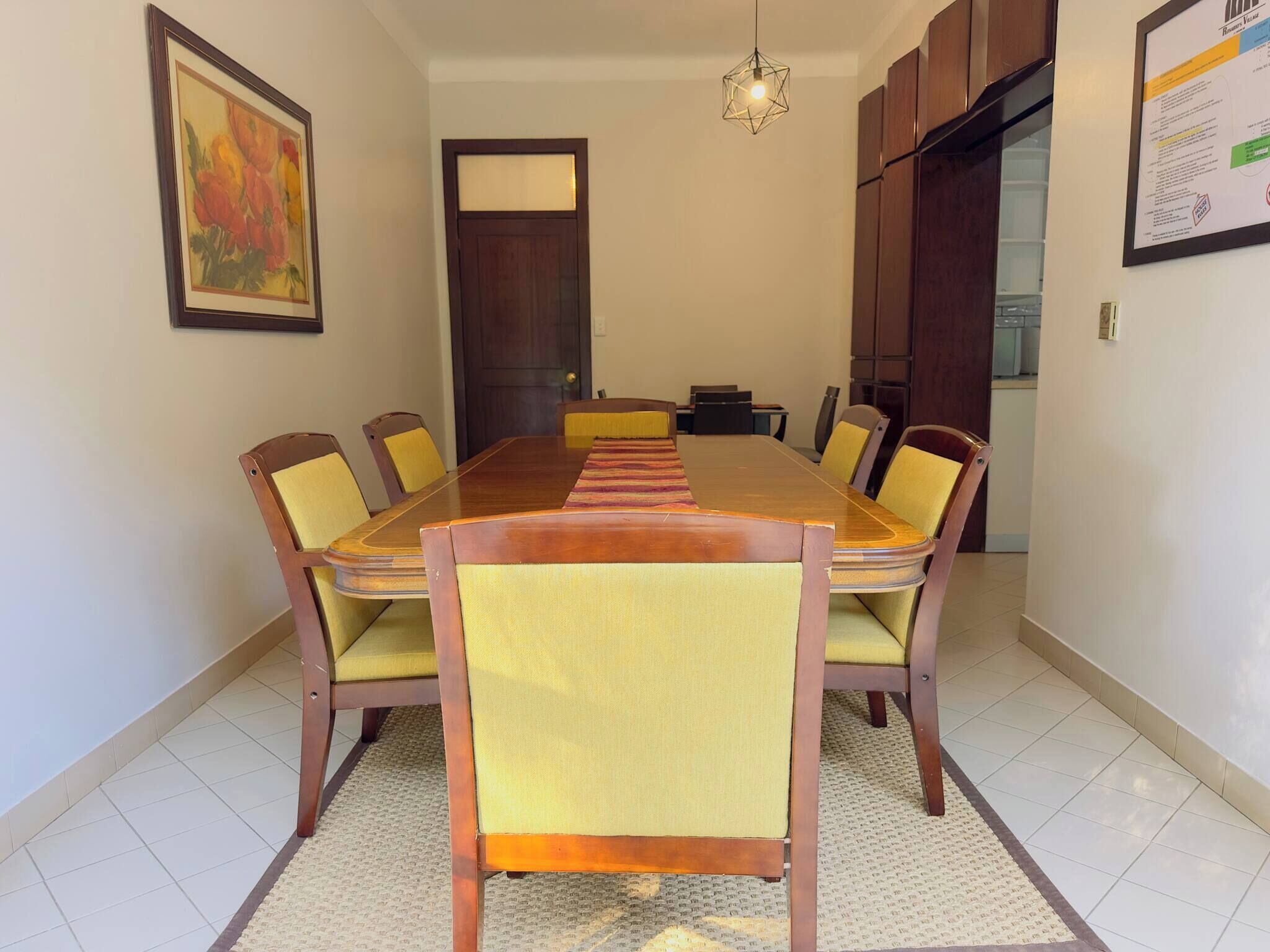 ห้องพัก, 1 ห้องนอน, ลานระเบียง | ห้องรับประทานอาหาร