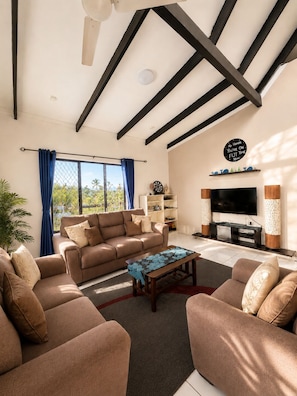Economy Quadruple Room, Smoking, Courtyard View | Living area - Lovely 4 Bedroom Bountiful Home (Nadi)