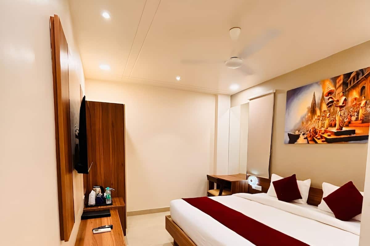 Habitación doble Deluxe | Tabla de planchar con plancha y wifi gratis