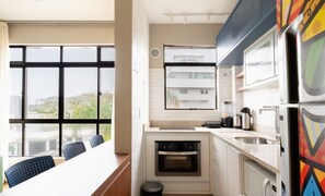 Basic Apartment | Private kitchen - Apt Foot in the Sand in Jurere Jbm201 (Florianópolis)