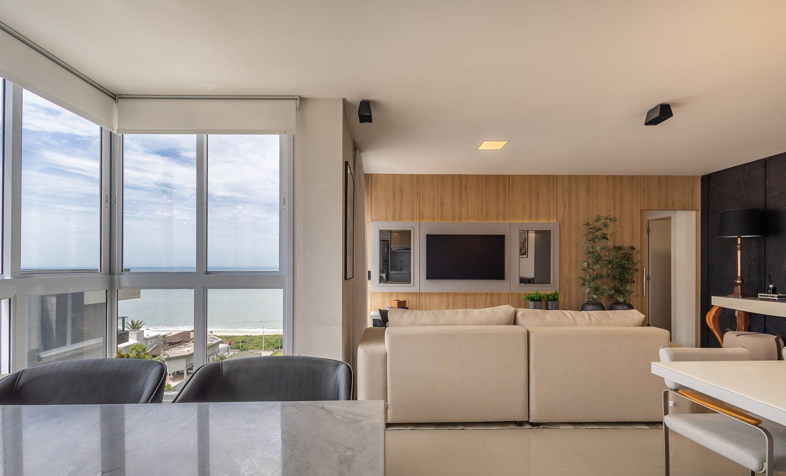 Basic Apartment | Living area | 40-inch TV with digital channels