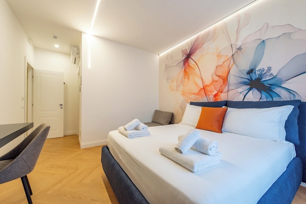 Triple Room | 1 quarto, roupa de cama