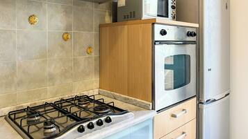 Apartment, Balcony | Private kitchen