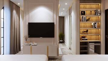 Dormitorio compartido, balcón, vistas a la ciudad | Wifi gratis