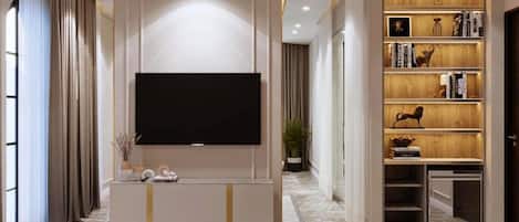Dormitorio compartido, balcón, vista a la ciudad