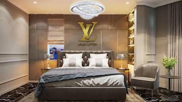 Habitación Deluxe doble, balcón, vistas a la ciudad | Wifi gratis