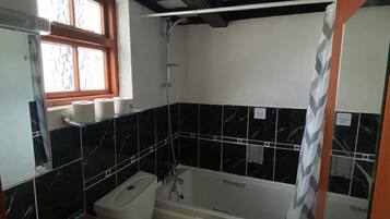 Standard Double Room | Bathroom | Shower, free toiletries, towels, soap