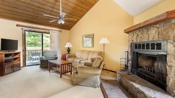 TV, fireplace, table tennis