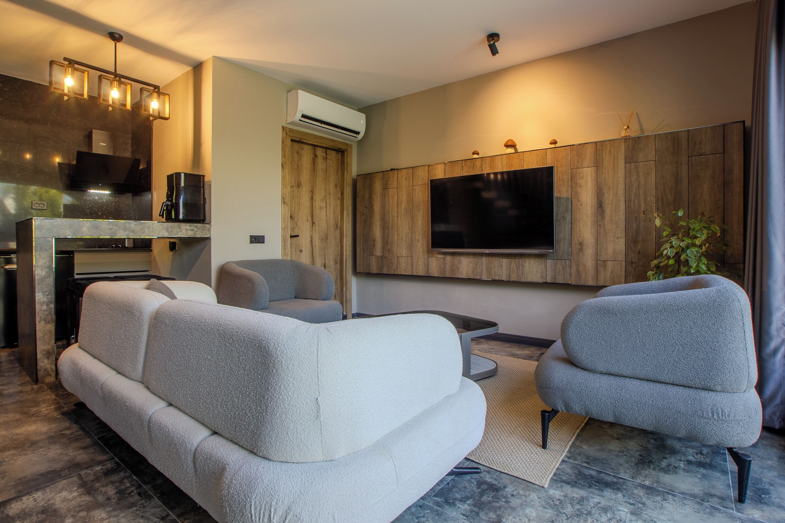 Villa, 2 chambres, piscine privée, vue sur la piscine | Aire de séjour